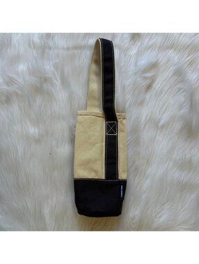 Lands End Boat & Tote Wine Bag Blue/Cream